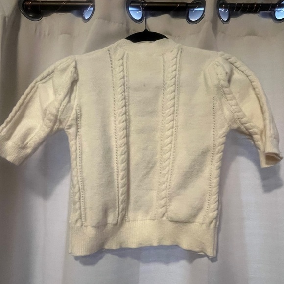 Ivory Floral Embroidered Sweater - Picture 5 of 5
